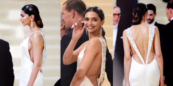 Gorgeous Deepika Padukone at Met Gala Red Carpet 2017