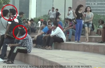 An Inspirational Social Experiment on Public for Women Harassment and Molestation