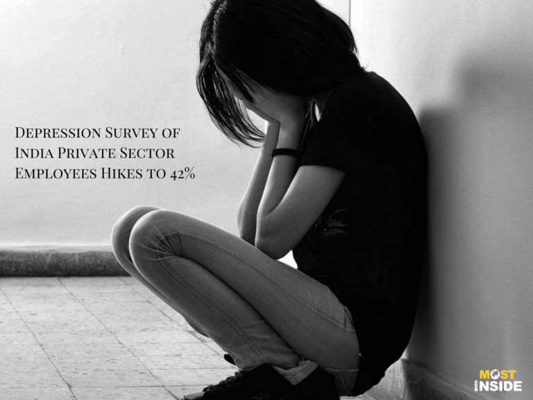 Depression Survey of India Private Sector Employees Hikes to 42%