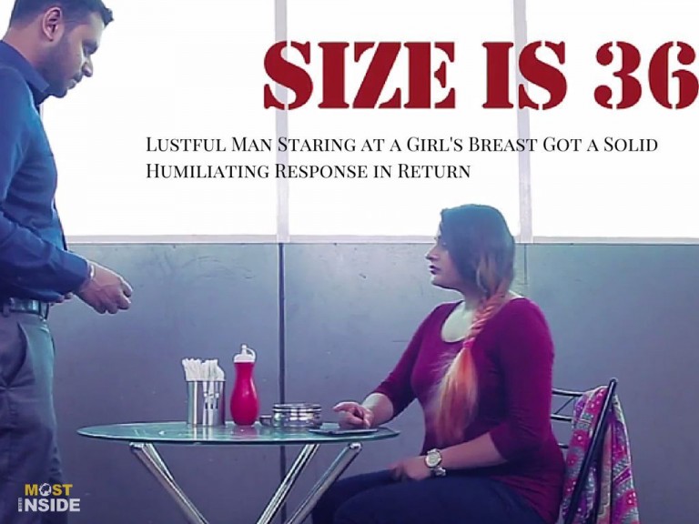 Lustful Man Staring at a Girl’s Breast Got a Solid Humiliating Response in Return