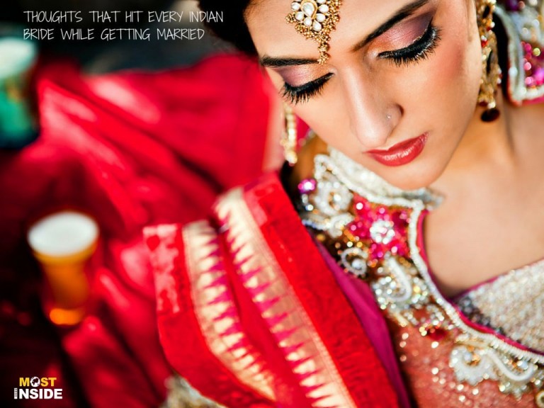 Thoughts That Hit Every Indian Bride While Getting Married