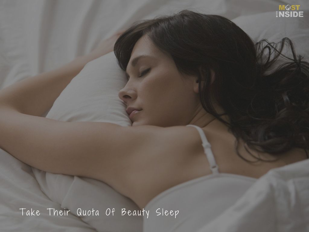 Take Their Quota Of Beauty Sleep