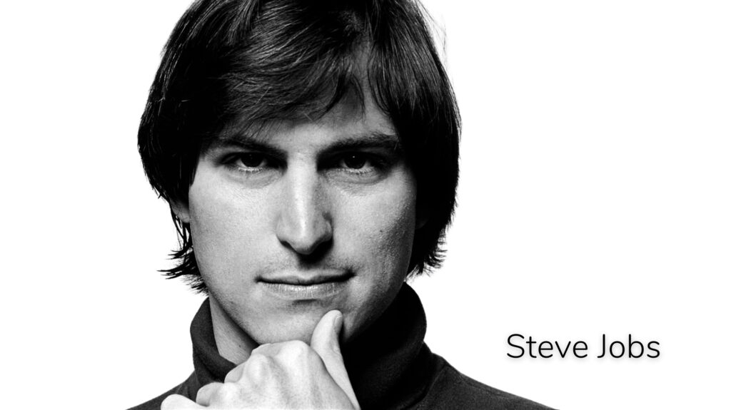 Steve Jobs Wallpaper White Background.