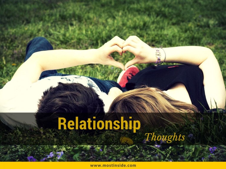 Relationship Thoughts