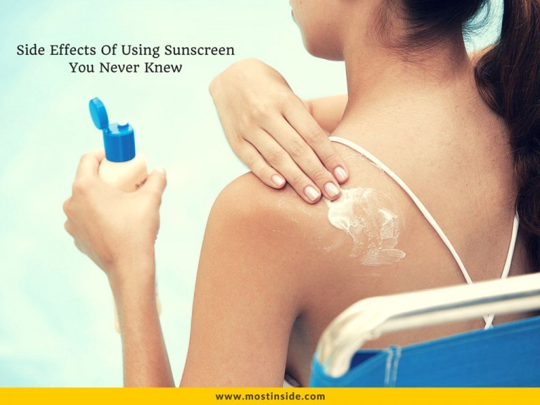 6 Side Effects Of Using Sunscreen You Never Knew