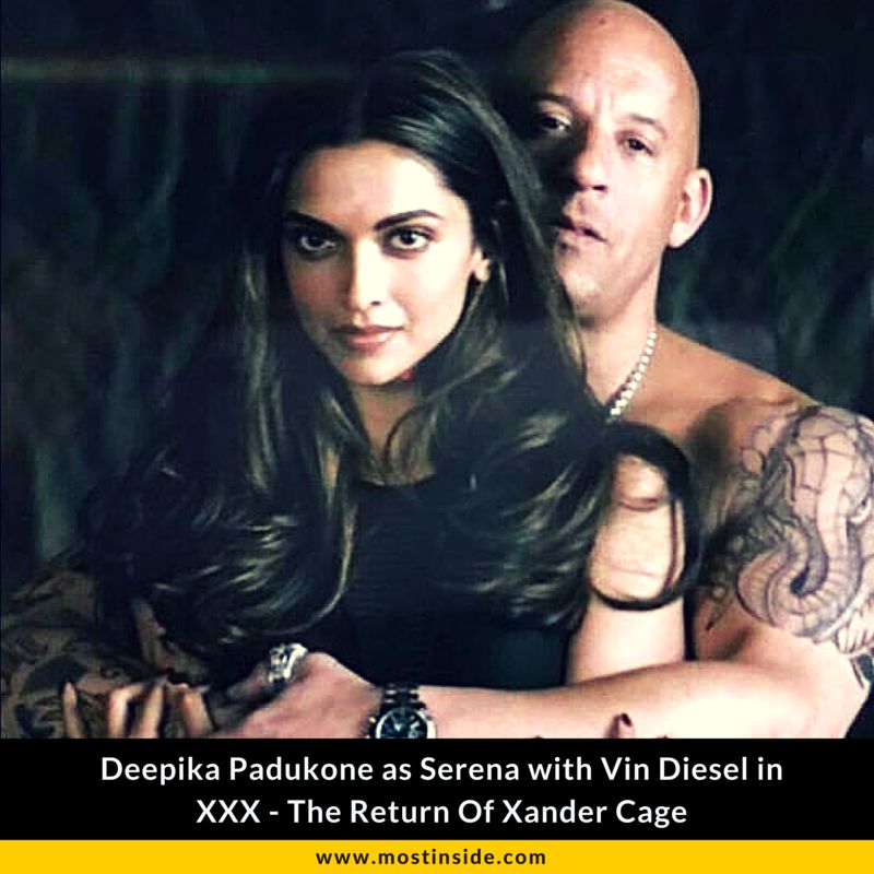 Deepika Padukone as Serena with Vin Diesel in XXX 