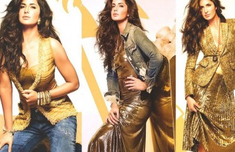 Katrina Kaif as Golden Girl for Vogue Photoshoot