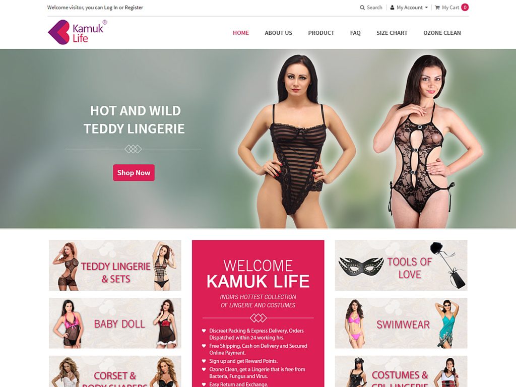 Lingerie Online Shopping in India