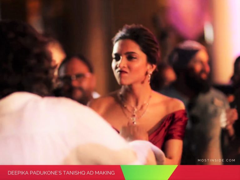 Deepika Padukone’s Flawless Look in Tanishq “Queen Of Hearts” Ad Making