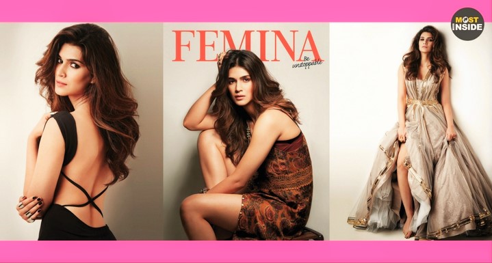 Kriti Sanon Glam Photoshoot for Femina Magazine