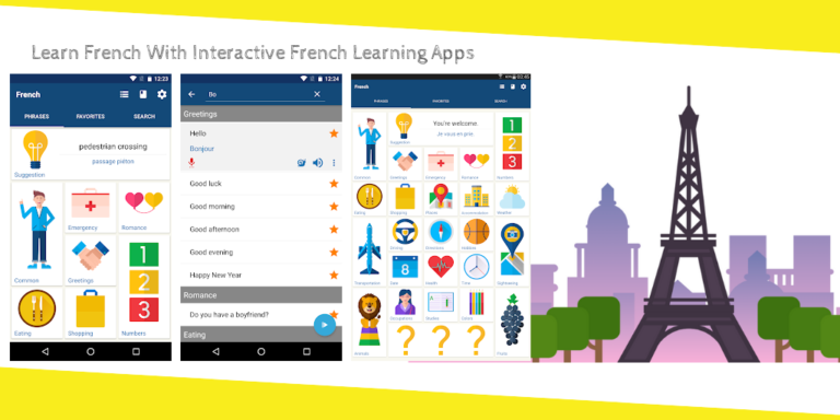 Learn French With Interactive French Learning Apps