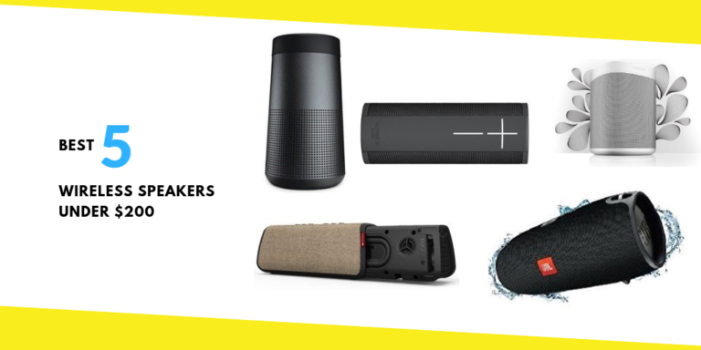 Best 5 Wireless Speakers Under $200