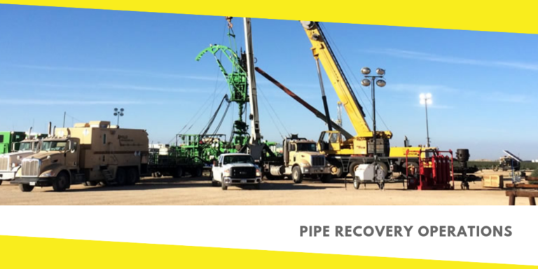 All About Pipe Recovery Operations