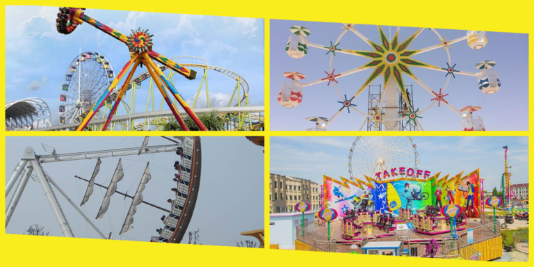 Several Amusement Pieces of Equipment Necessary for Theme Parks