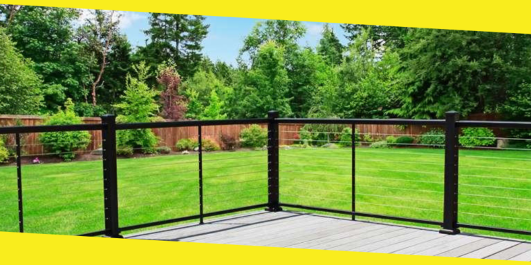 Making Beautiful Outdoor Garden with Cable Railing