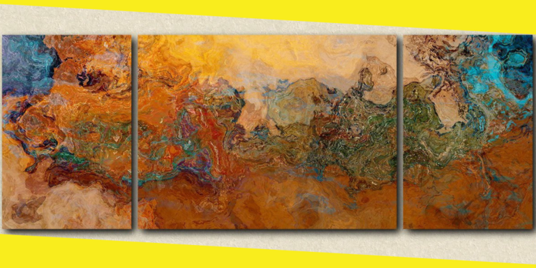 How an Abstract Art Can Change Your Living Room Ambience 