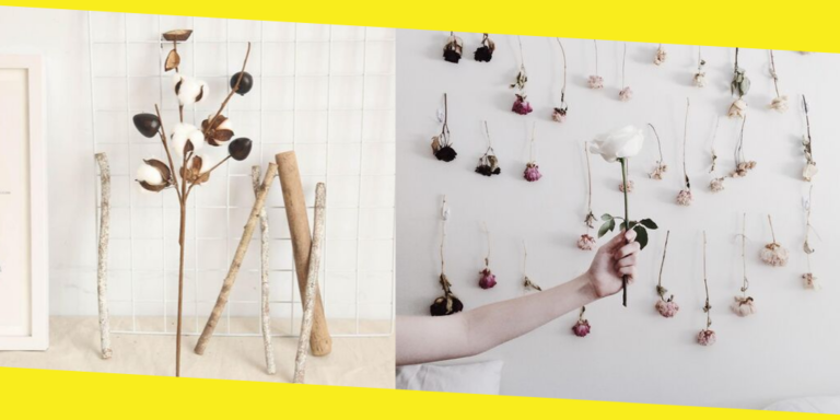 5 Excellent Ways to Use Dried Flowers for Inner Decor 
