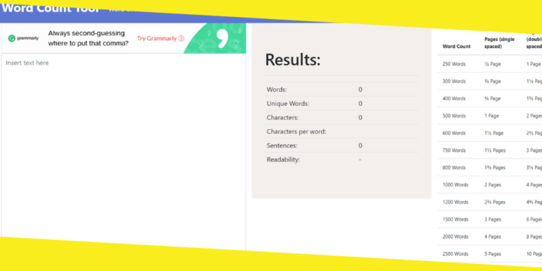 Helps To Consider The Word Count Tool At Online Checking Process