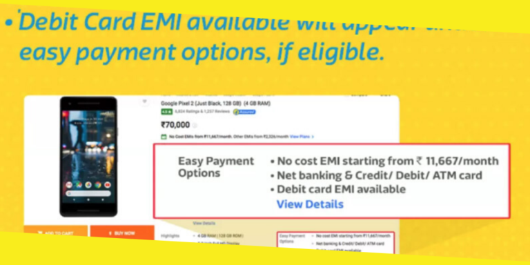Flipkart Debit Card EMIs: a New Mode of Payment