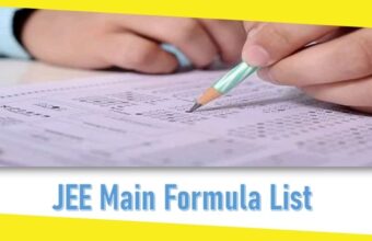 Formulas are Critical to JEE Main Success, Check The List Here