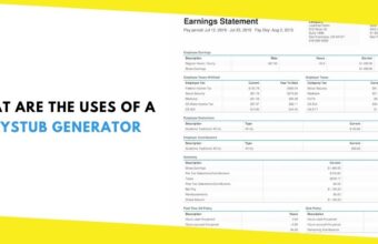 What Are the Uses of a Paystub Generator?