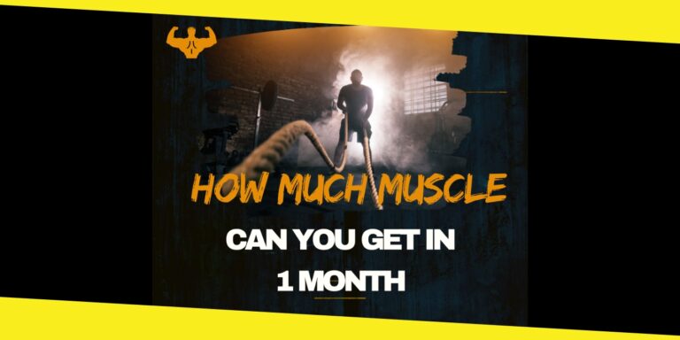How Much Muscle You Can Gain Monthly With Regular Workouts?