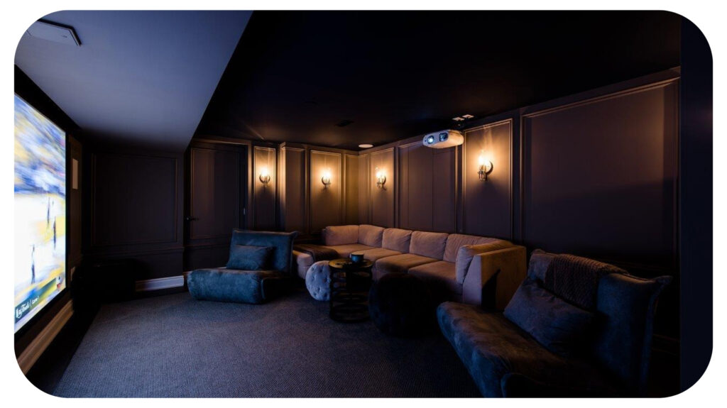 Turning basement into a home theater.