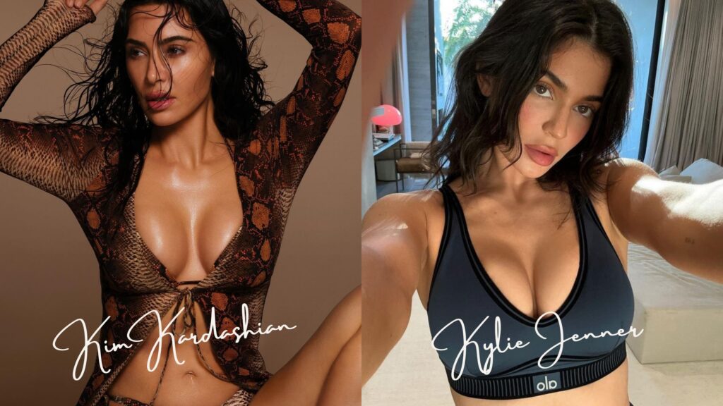 both kim kardashian kylie jenner