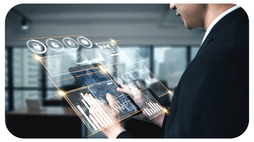 Data Analysis for Business and Finance Concept.