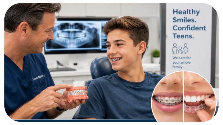 How Family Dentists Guide Teens Through Orthodontic Treatment