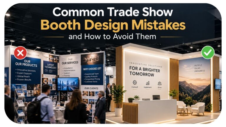 Common Trade Show Booth Design Mistakes and How to Avoid Them
